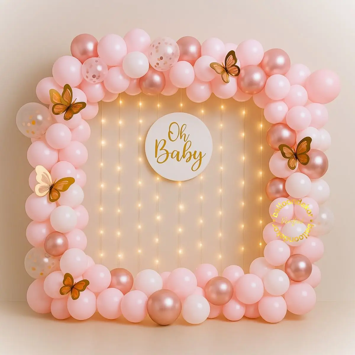 Luxe Oh Baby Wall Setup