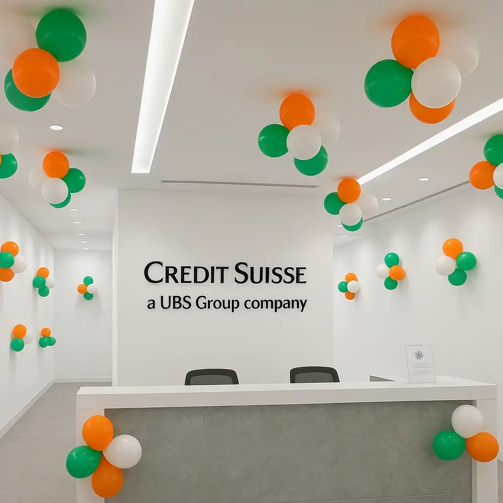 Tri Color Balloon Decoration